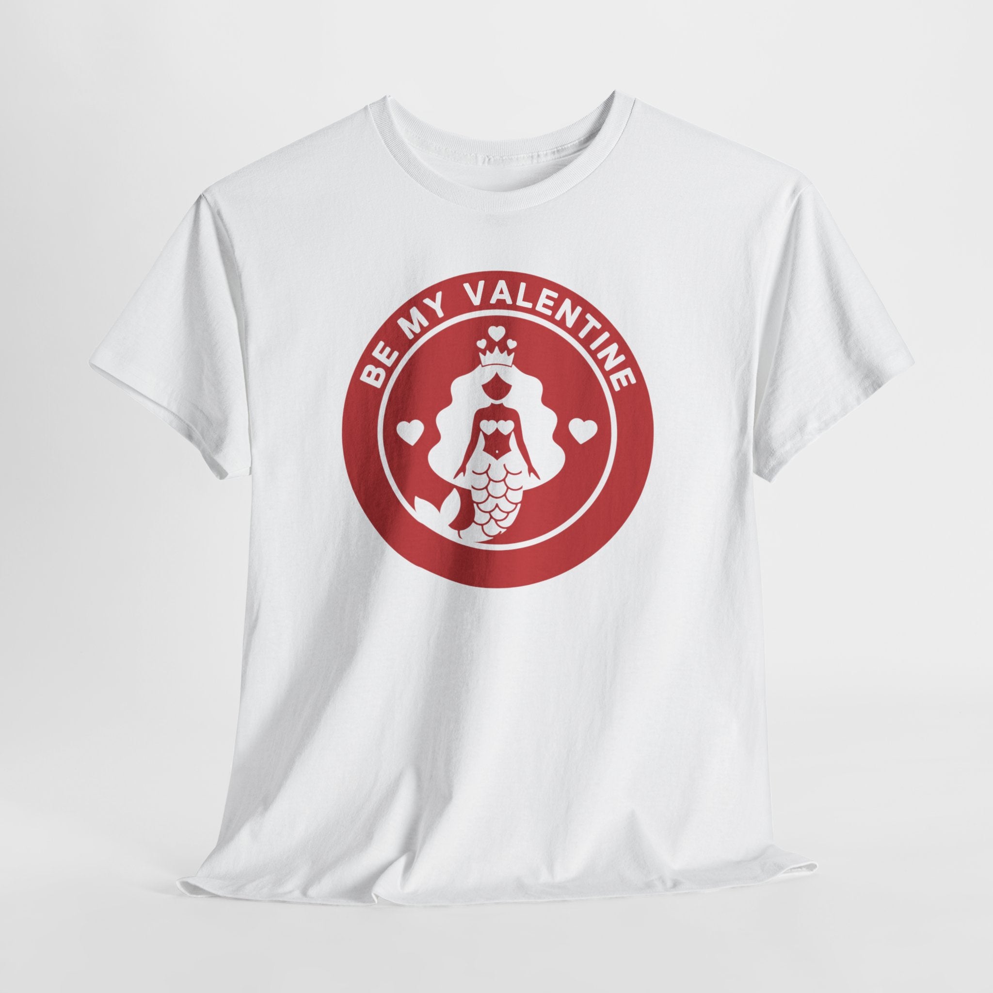 Be My Valentine T-Shirt | Valentine's Day Heart Typography Tee