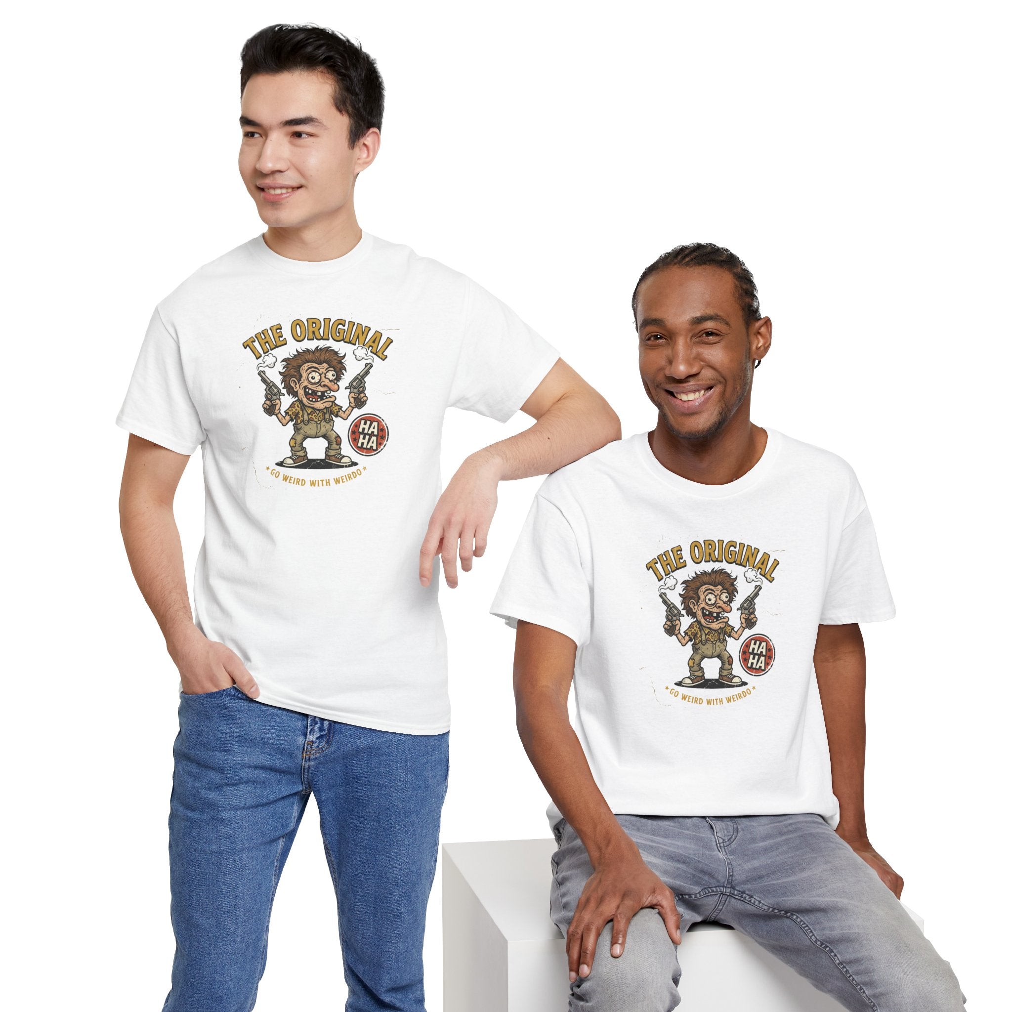 The Original Wild Man Tee | Funny Cartoon Caveman Graphic Shirt
