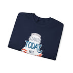The Future Starts Today Not Tomorrow Sweatshirt | Motivational Crewneck