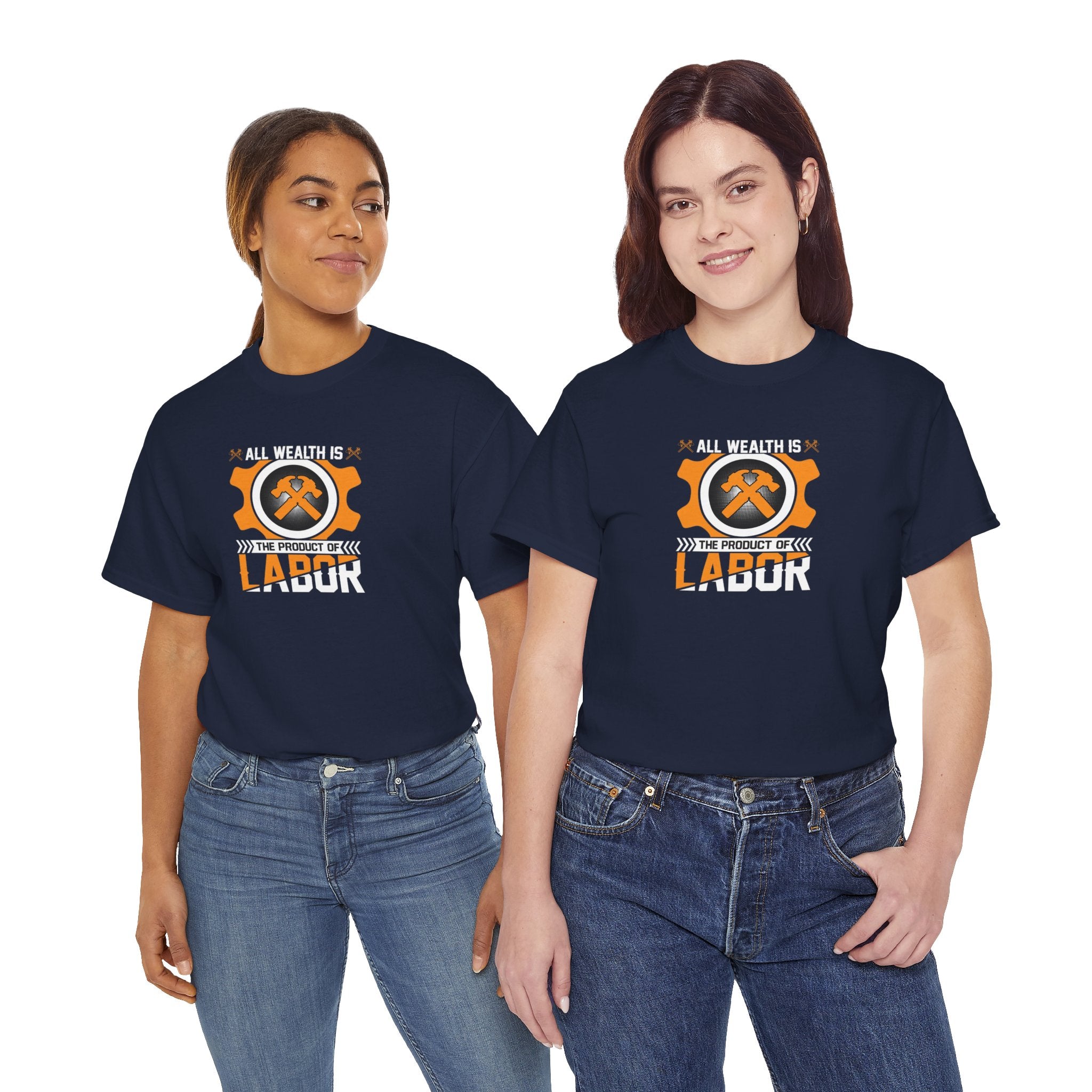 All Wealth Is The Product Of Labor T-Shirt | Mining Tools Graphic Tee