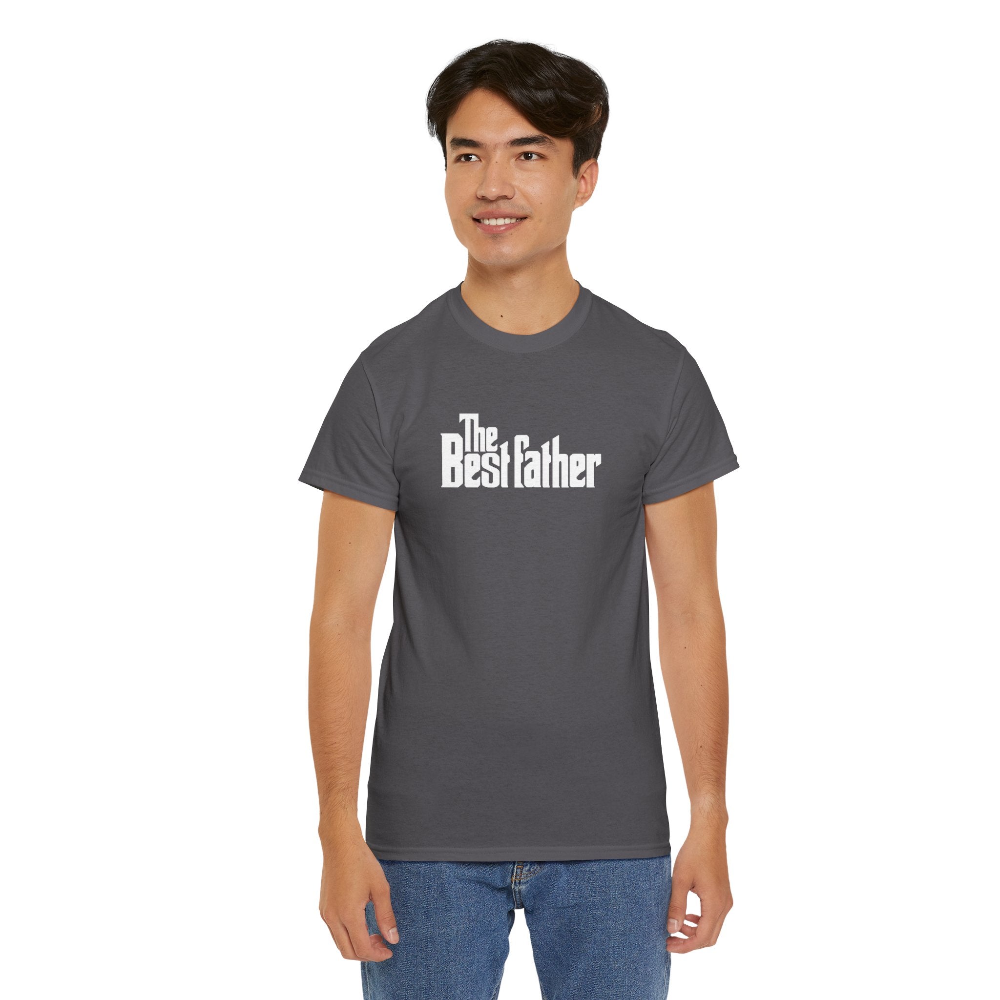 The Best Father Tee | Vintage mobster logo, Dad shirt, Fatherhood slogan