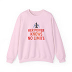Her Power Knows No Limits Sweatshirt | Feminist Empowerment Graphic