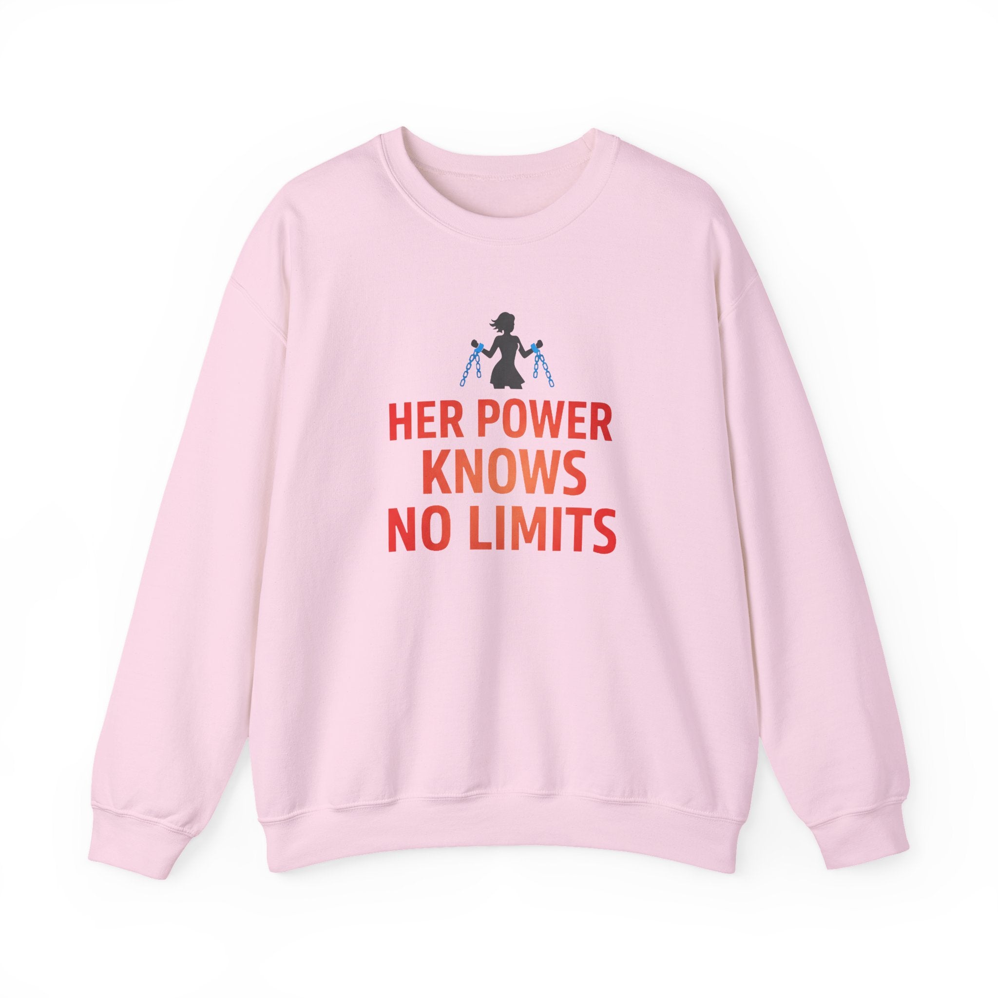 Her Power Knows No Limits Sweatshirt | Feminist Empowerment Graphic