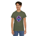Lost in the Beat Tee | Retro Neon Diamond Music Graphic
