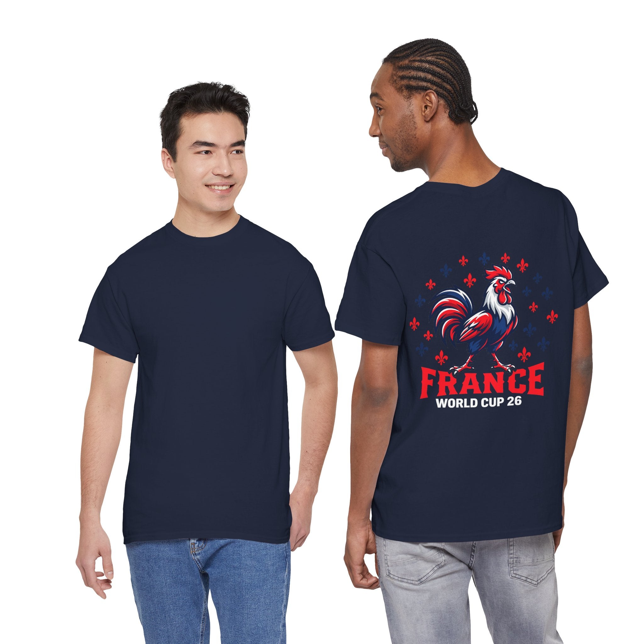 France Rooster World Cup 26 T-Shirt | French Soccer Fan Tee