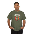 No Signal Alien Cartoon Tee | Retro TV, Glitch Art, Space Humor