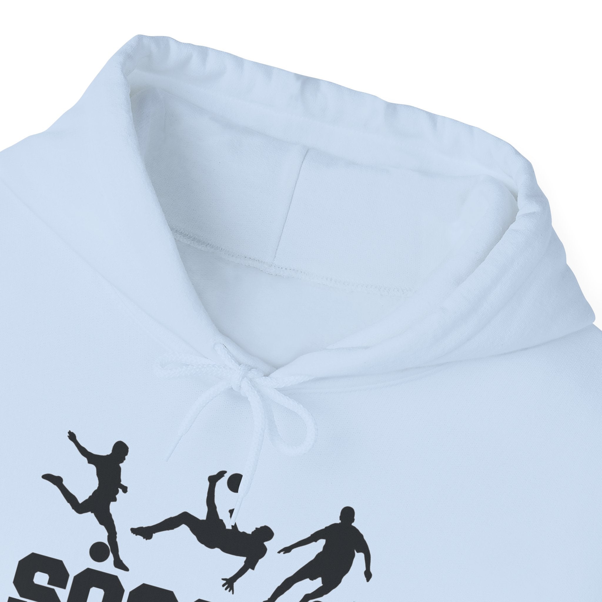 Soccer Silhouette Players Hoodie | Soccer Hooded Sweatshirt