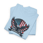 American Flag Eagle Memorial Day T-Shirt | Patriotic USA Eagle Tee