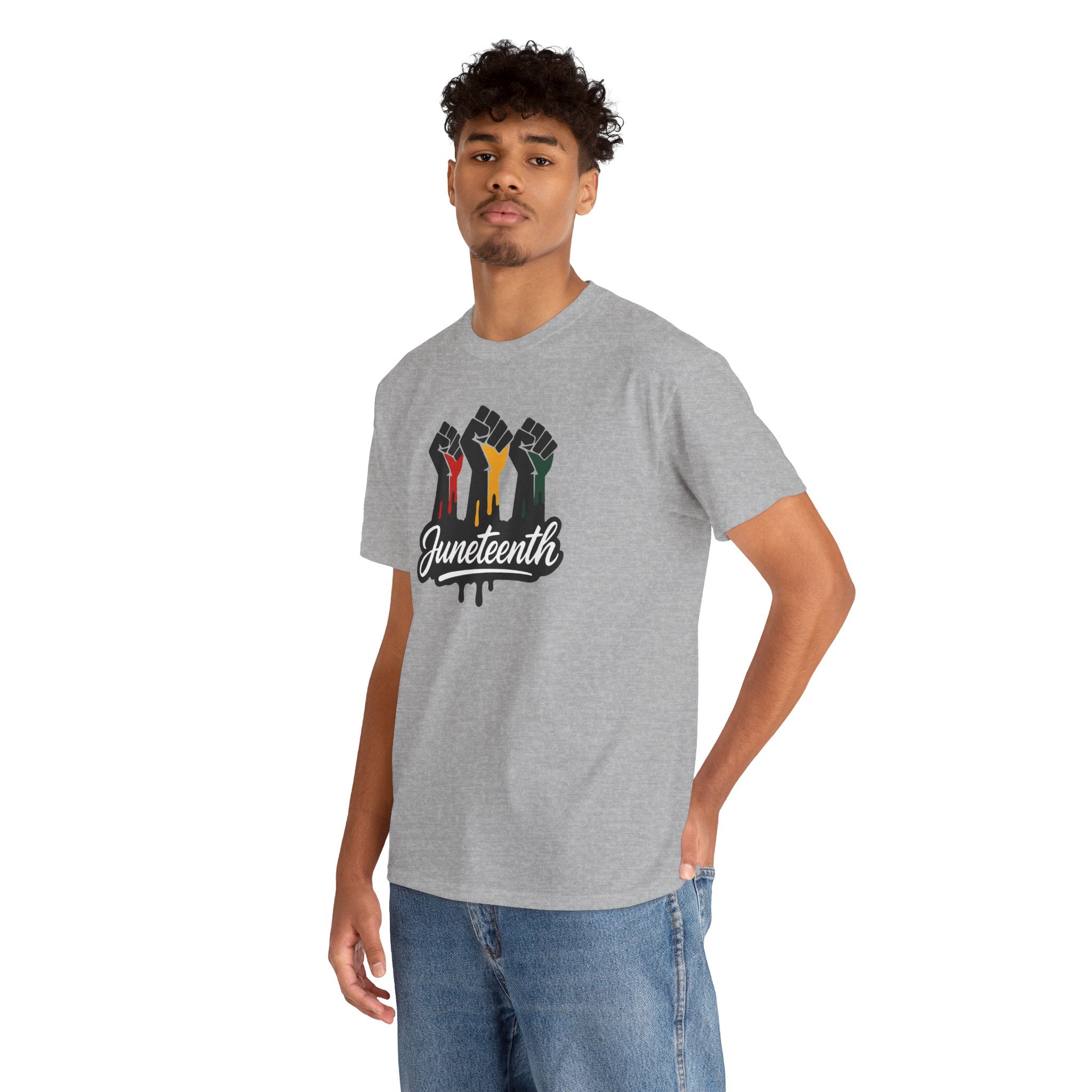 Juneteenth Raised Fists Tee | Juneteenth Celebration Shirt