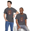 Colorful Geometric Lion T-Shirt | Vibrant Tribal Lion Tee, Graphic Animal Shirt