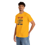 Happy Labor Day Shirt | Patriotic Flag Typography Tee