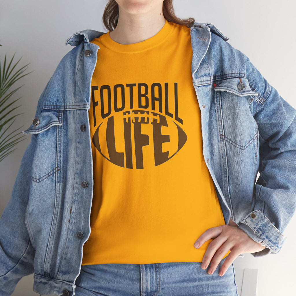 Football Life Game Day Tee | Casual Football Graphic Shirt