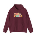 Girl Power retro floral Hoodie | Feminist 70s style sweatshirt