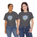 Blue Tulip Bouquet Tee | Watercolor Floral Shirt, Spring Flower Design