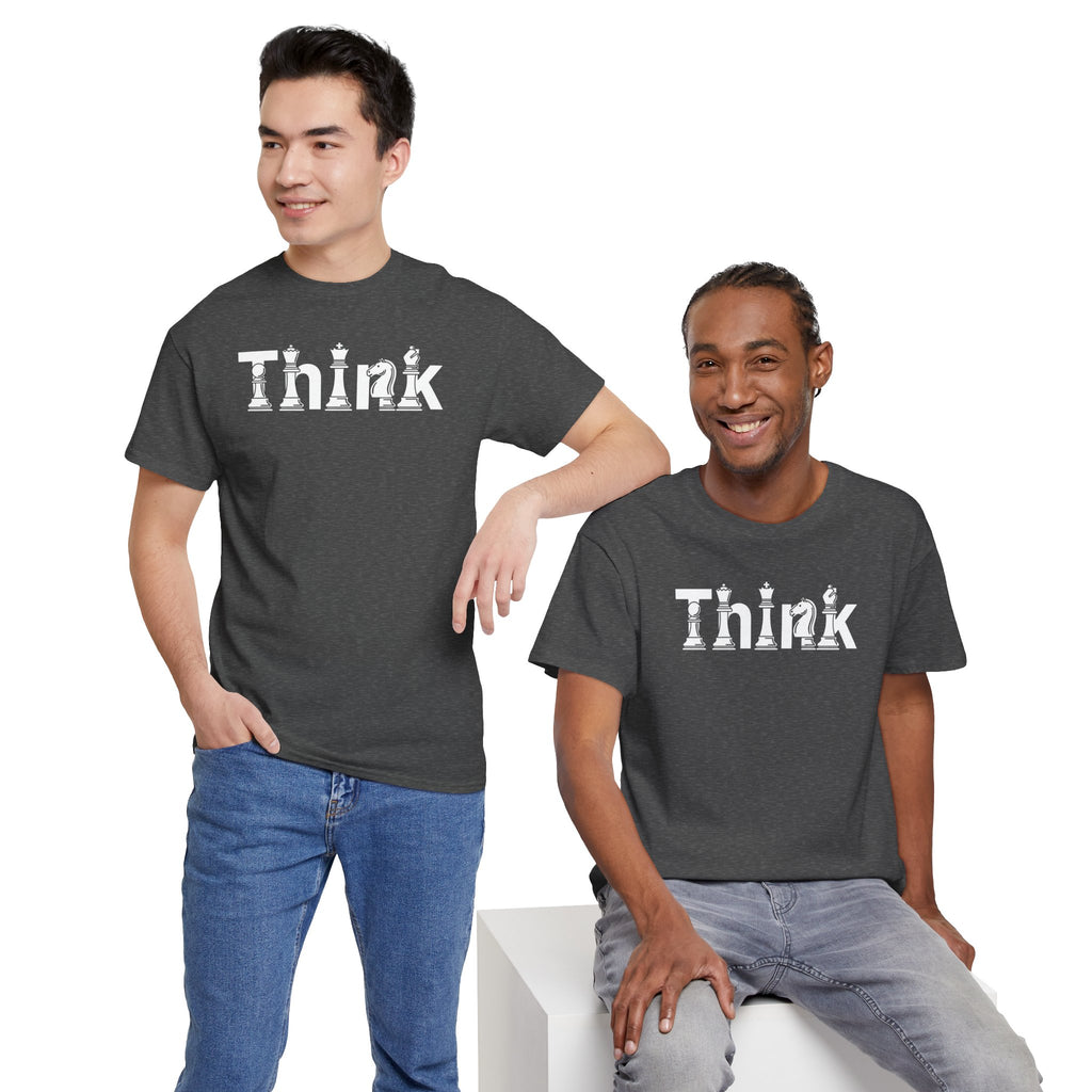 Think Chess T-Shirt | Strategic Mind Chess Typography Graphic Tee
