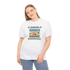 School's Out for Summer T-Shirt | Retro Smileys, Checkerboard, Bright Kids Graphic