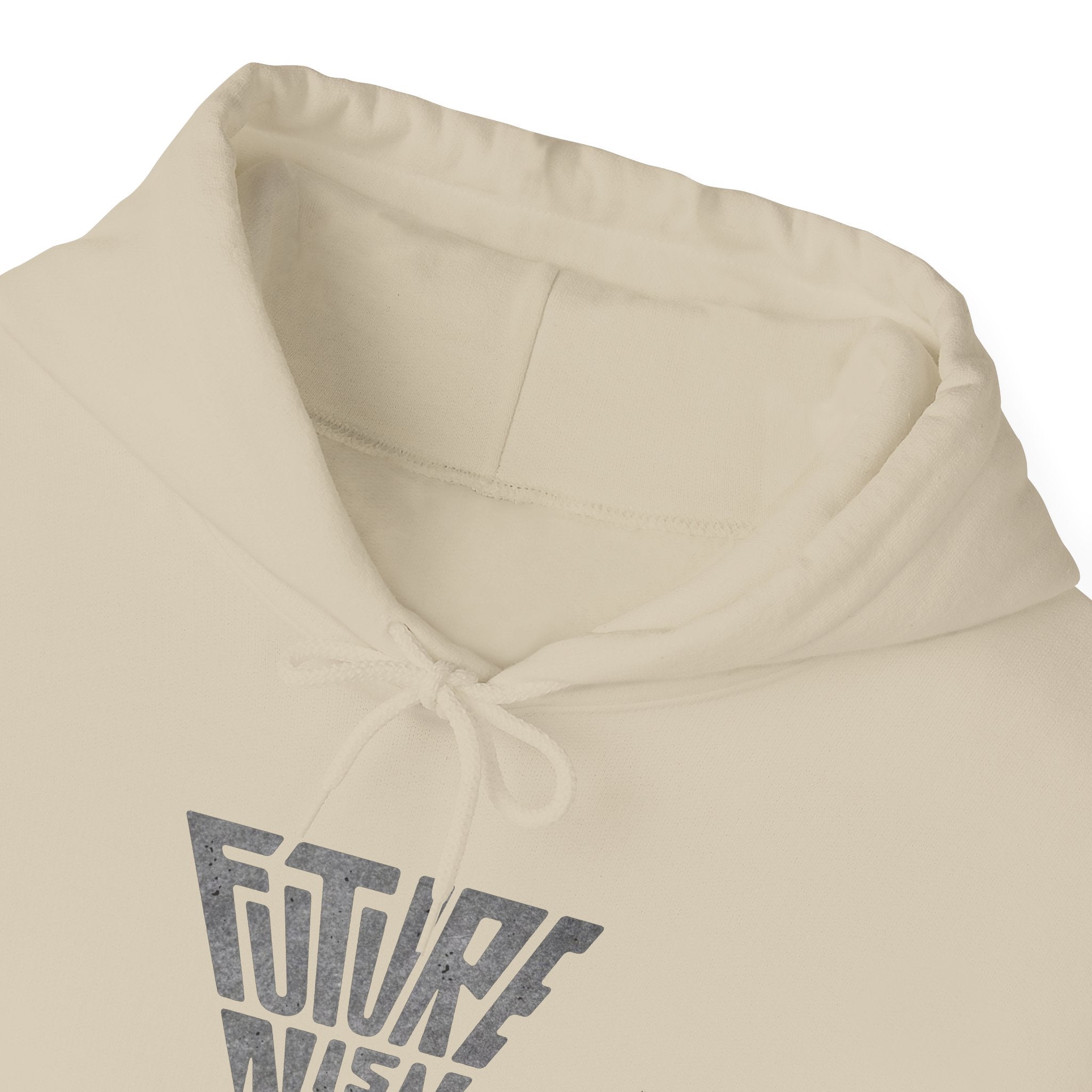 Future Vision Triangle Hoodie | Geometric Typographic Logo