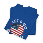 Memorial Day Let's Go Brandon USA Flag Patriotic T-Shirt