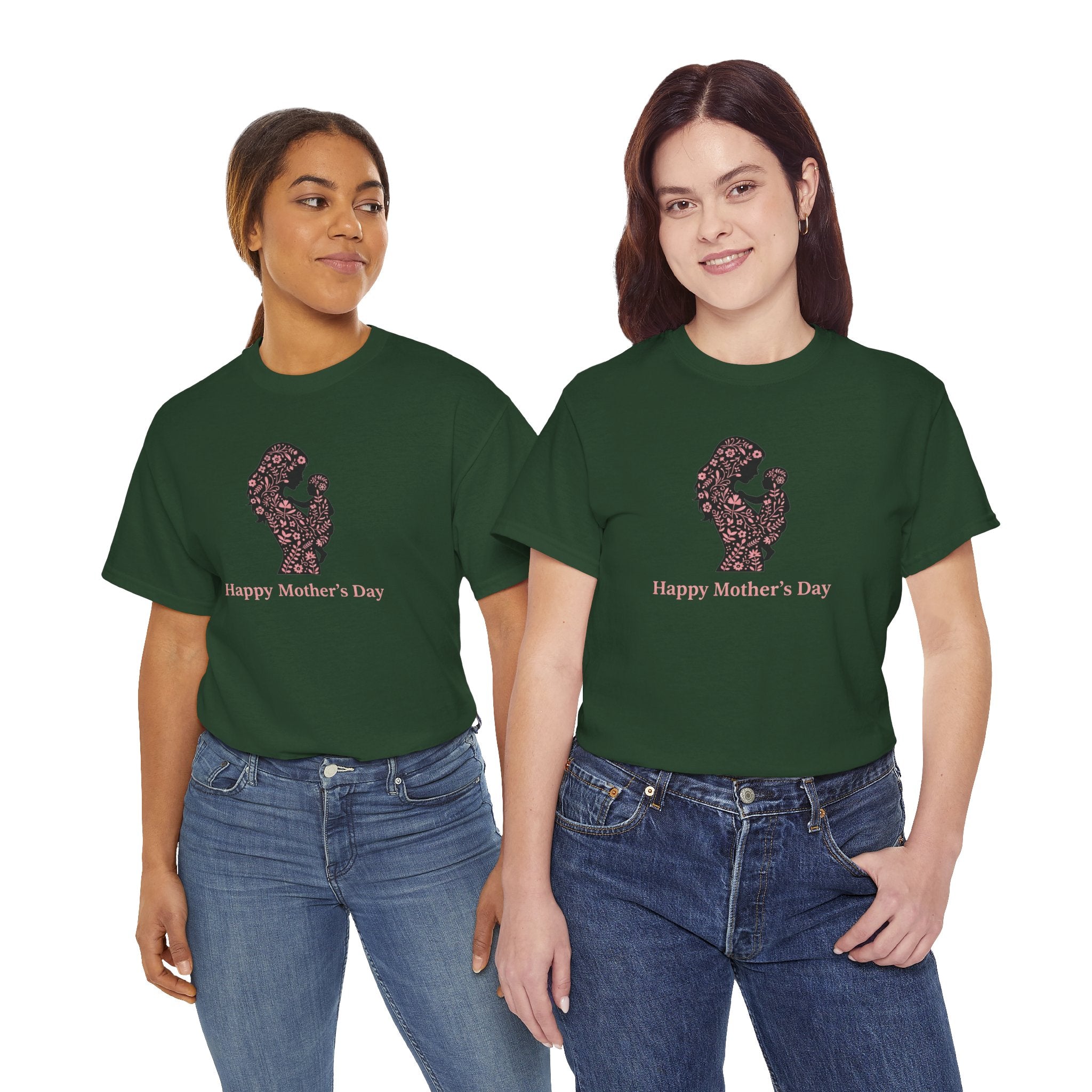 Floral Mother's Day Hand Illustration T-Shirt | Mother's Day Tee