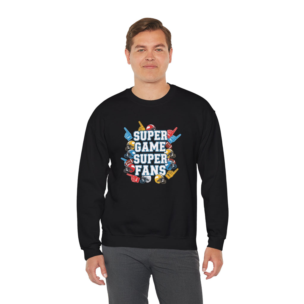 Super Game Super Fans sweatshirt | Video Game Controller Retro Arcade Design