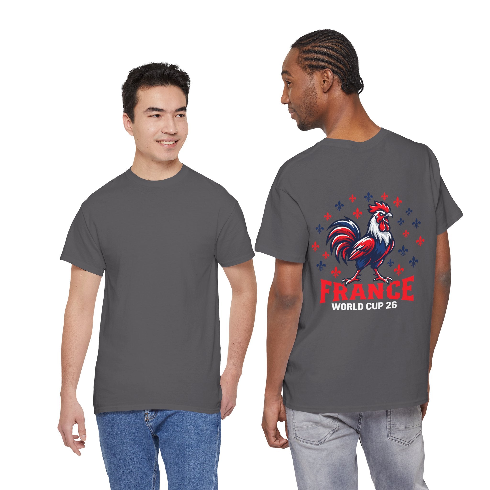 France Rooster World Cup 26 T-Shirt | French Soccer Fan Tee