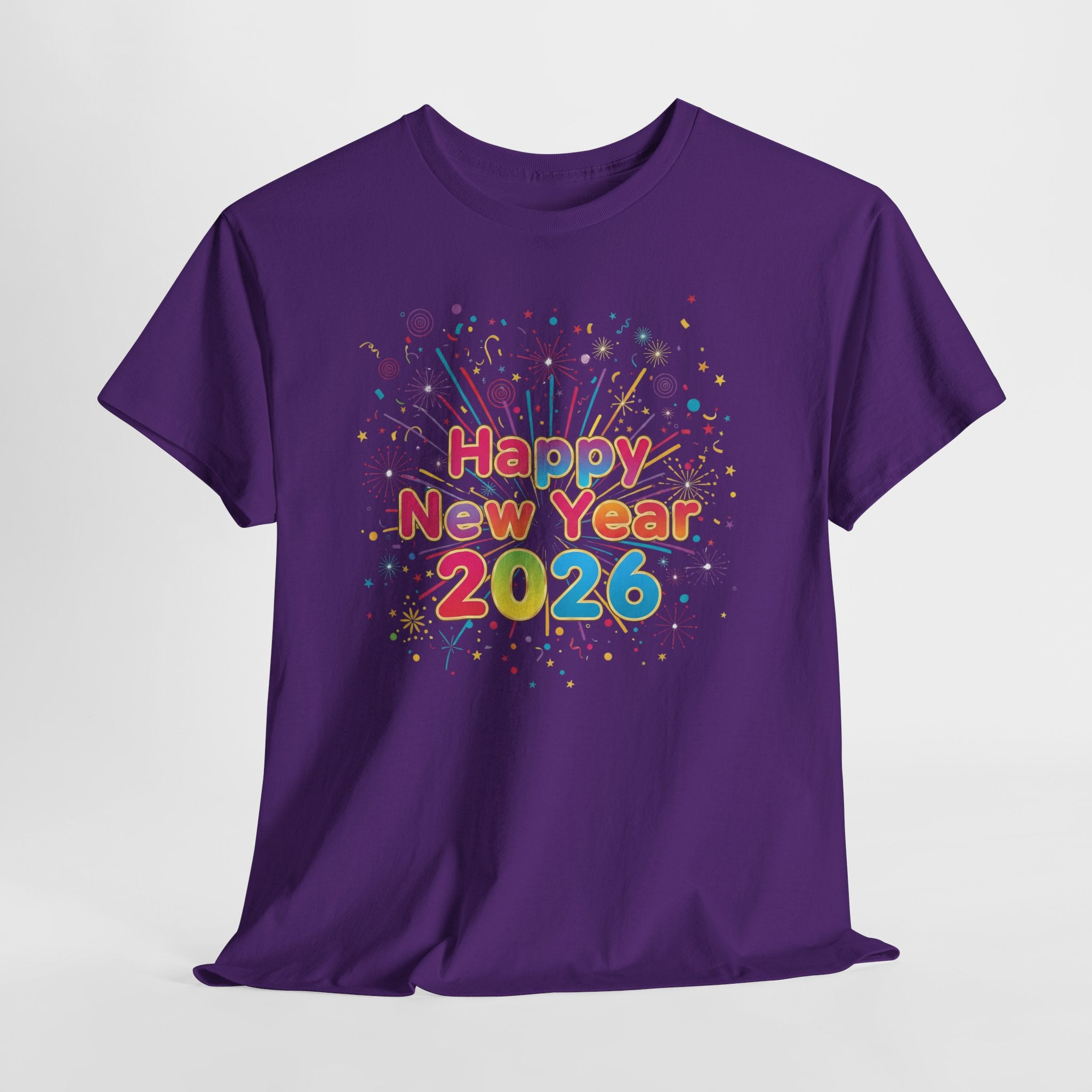 Happy New Year 2026 Unisex Heavy Cotton Tee