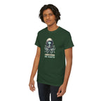 I Survived on Earth Alien Octopus Tee | Space Helmet Illustration
