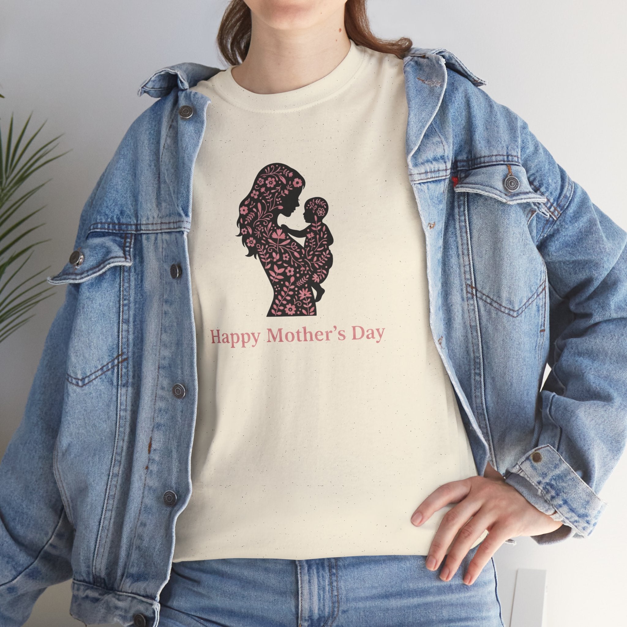 Floral Mother's Day Hand Illustration T-Shirt | Mother's Day Tee