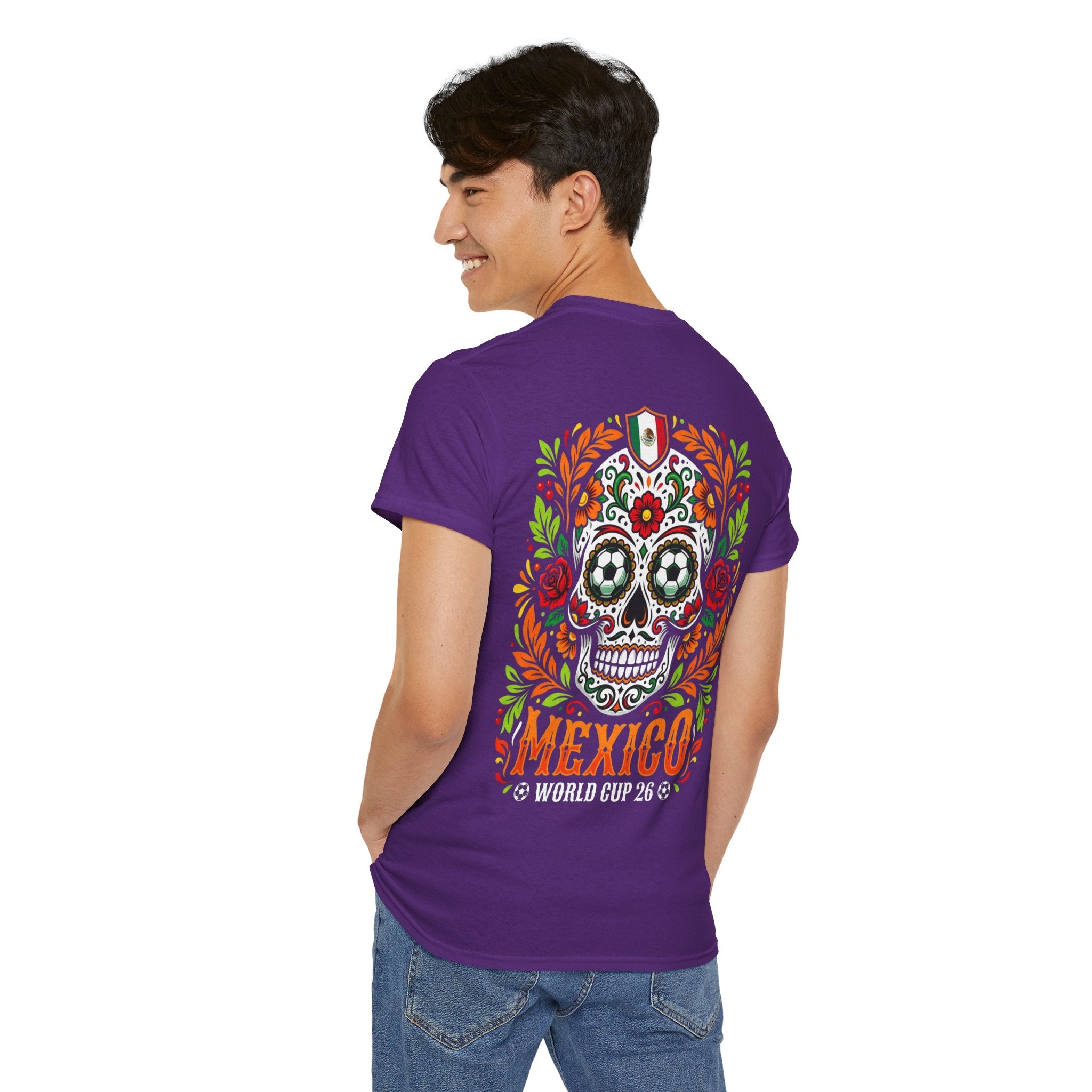 Sugar Skull Mexico World Cup Tee | Day of the Dead Football Shirt
