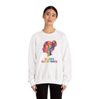 Women's History Month silhouette Sweatshirt | Colorful profile design