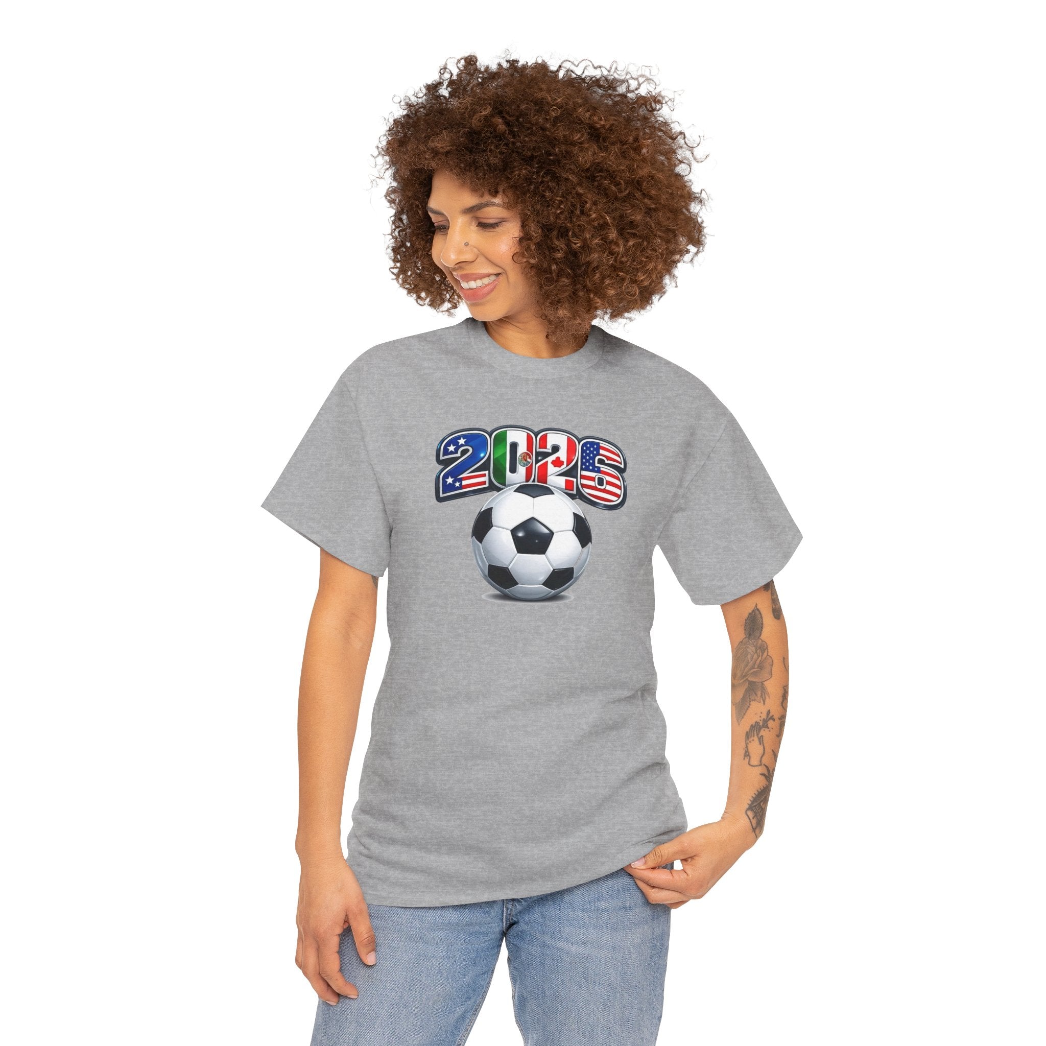2026 Soccer Ball T-Shirt | World Cup Football Graphic Tee