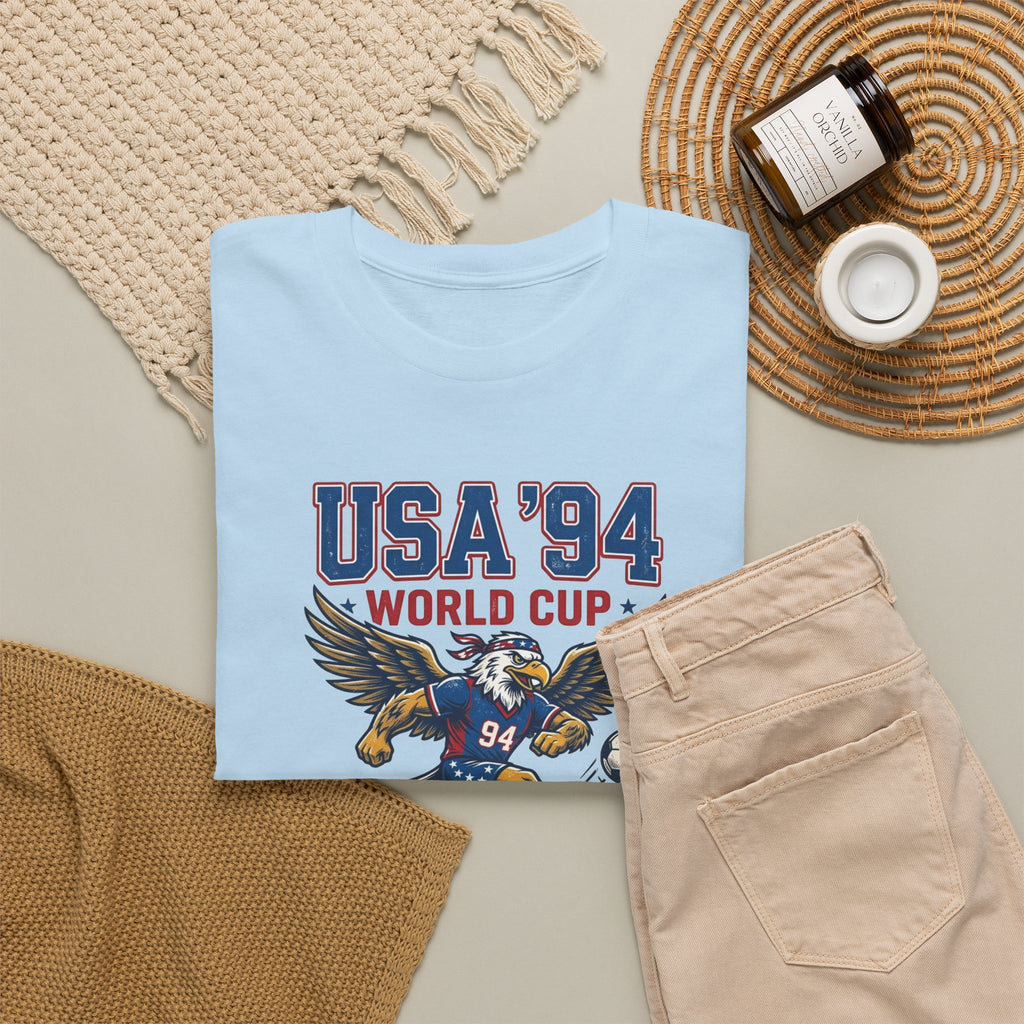 USA '94 Eagle Soccer Player T-Shirt | World Cup Retro Football Tee