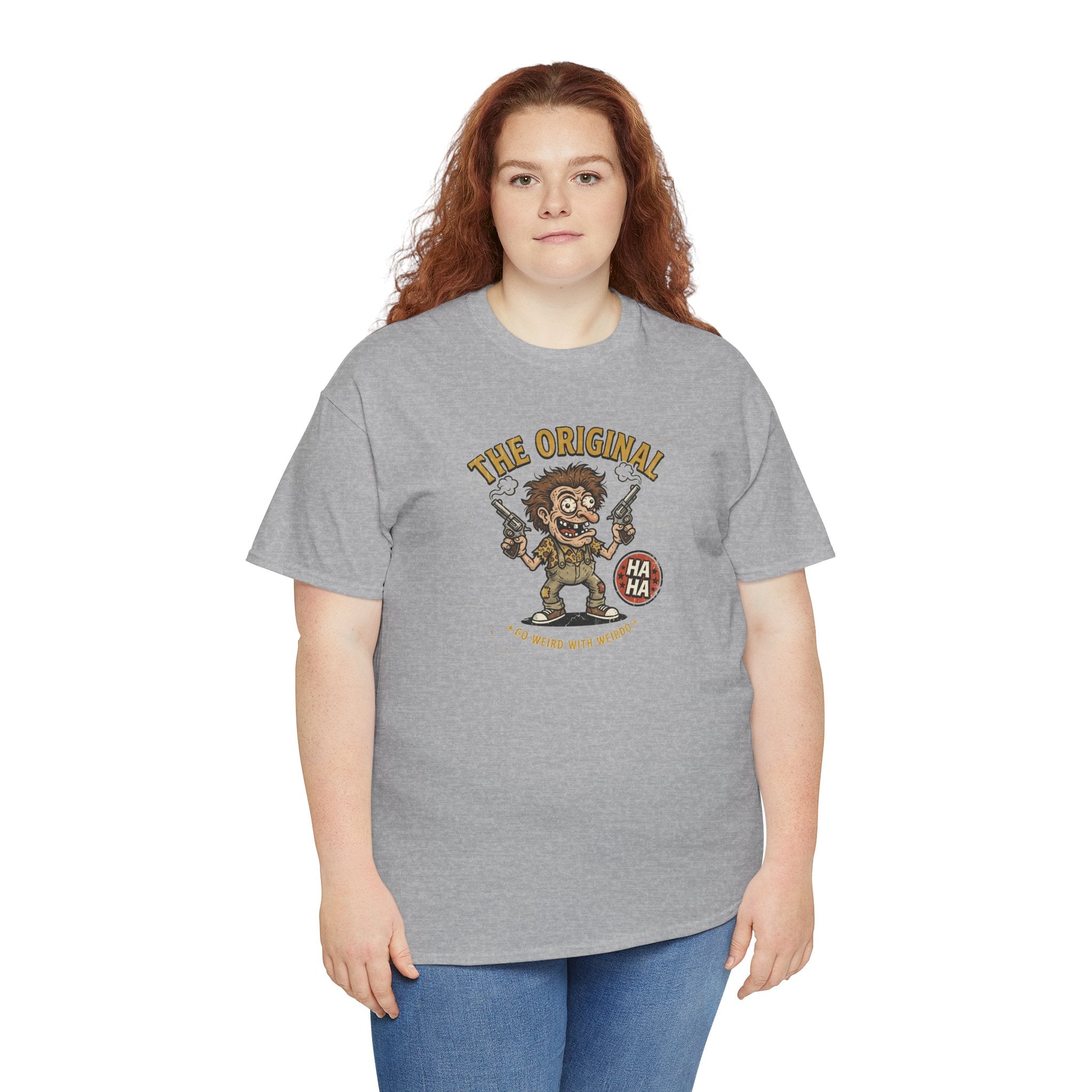 The Original Wild Man Tee | Funny Cartoon Caveman Graphic Shirt