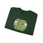 Irish You Were Beer sweatshirt | St. Patrick's Day shamrock beer design