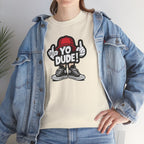 Yo Dude Character T-Shirt | Skate Sneaker Graphic Tee, Streetwear