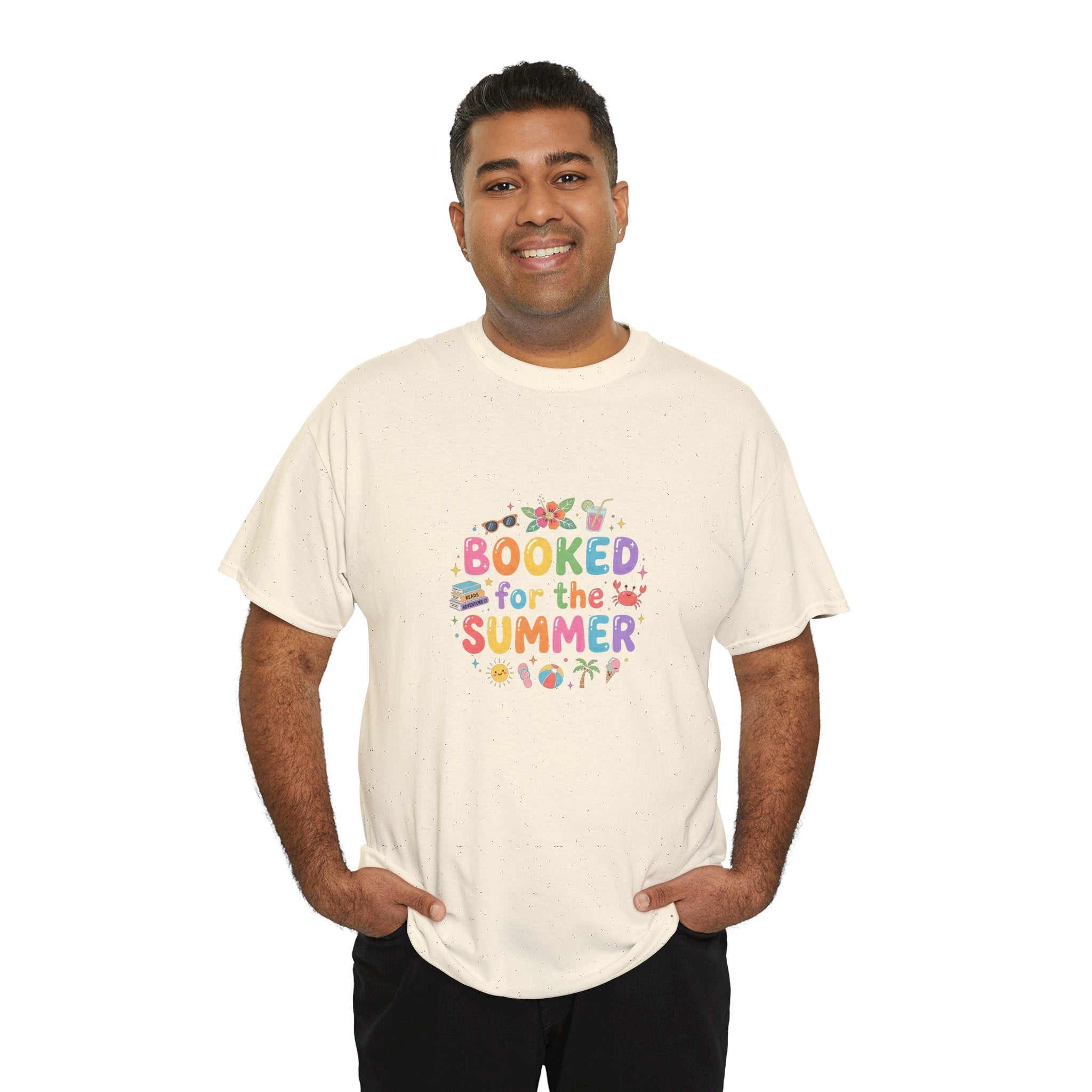Booked for the Summer T-Shirt | Vacation Reading Tee, Beach Novel Shirt
