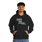 Keep On Going arrow Hoodie | Motivational Typography Sweatshirt