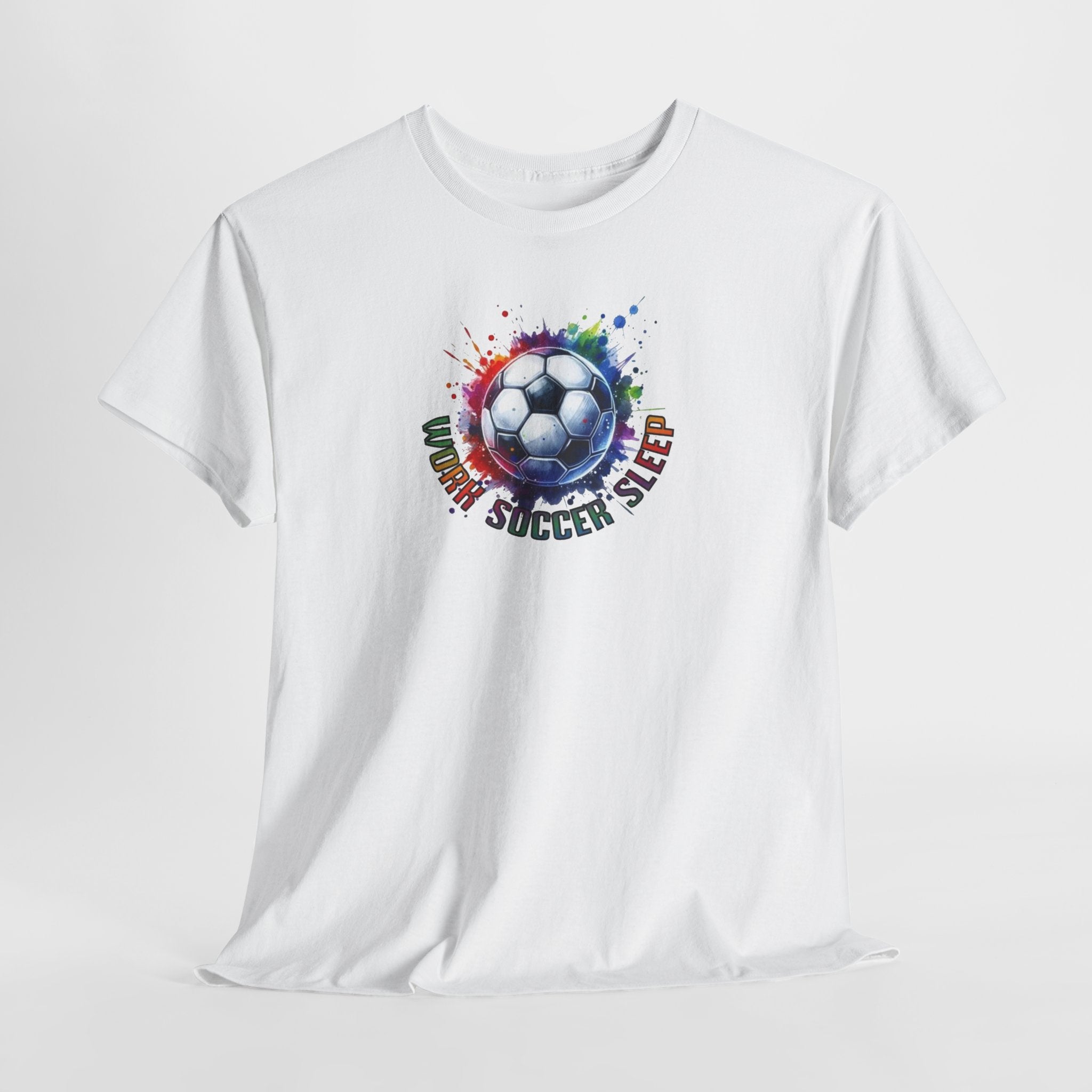 Live Love Soccer Sleep T-Shirt | FIFA World Cup Soccer Ball Graphic Tee