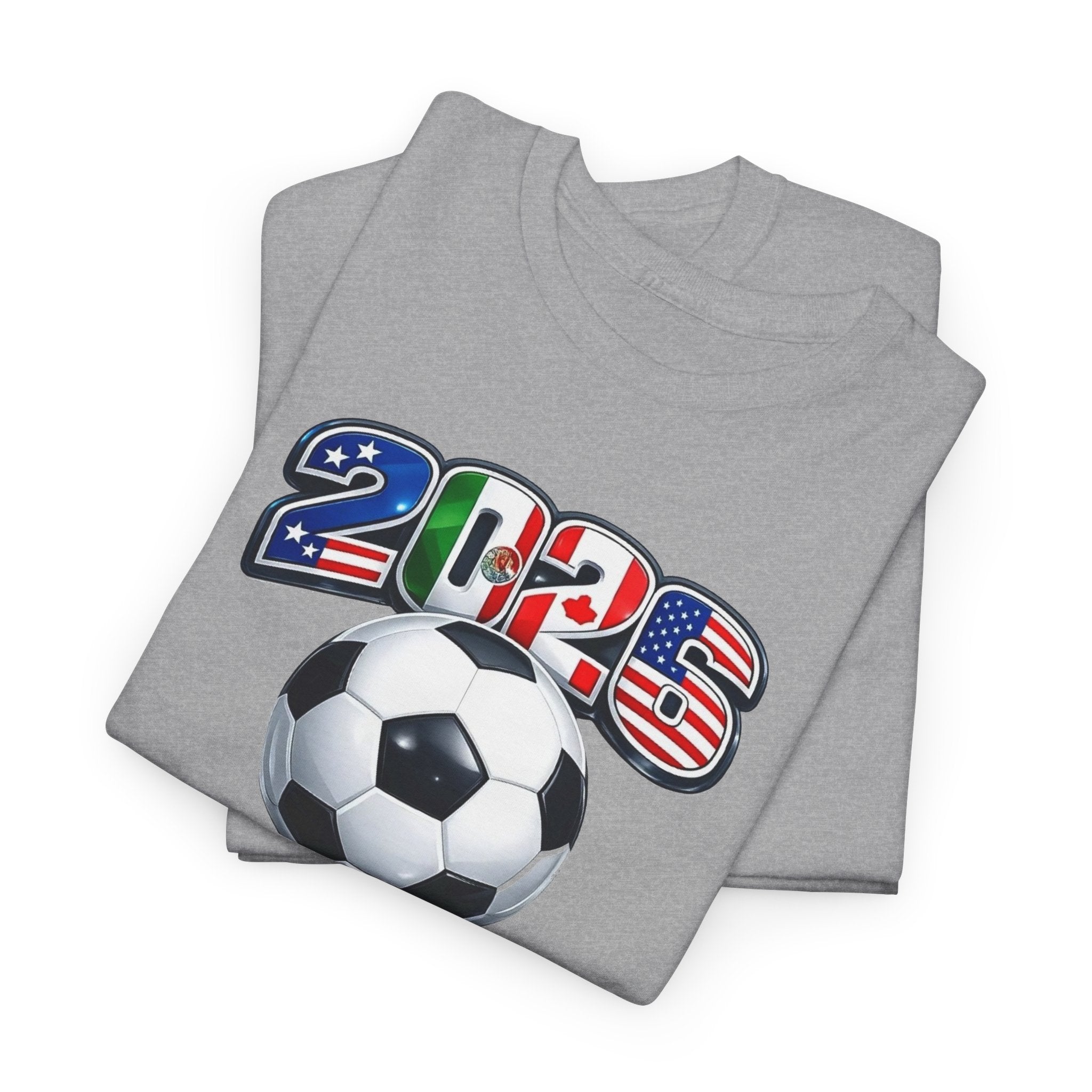 2026 Soccer Ball T-Shirt | World Cup Football Graphic Tee