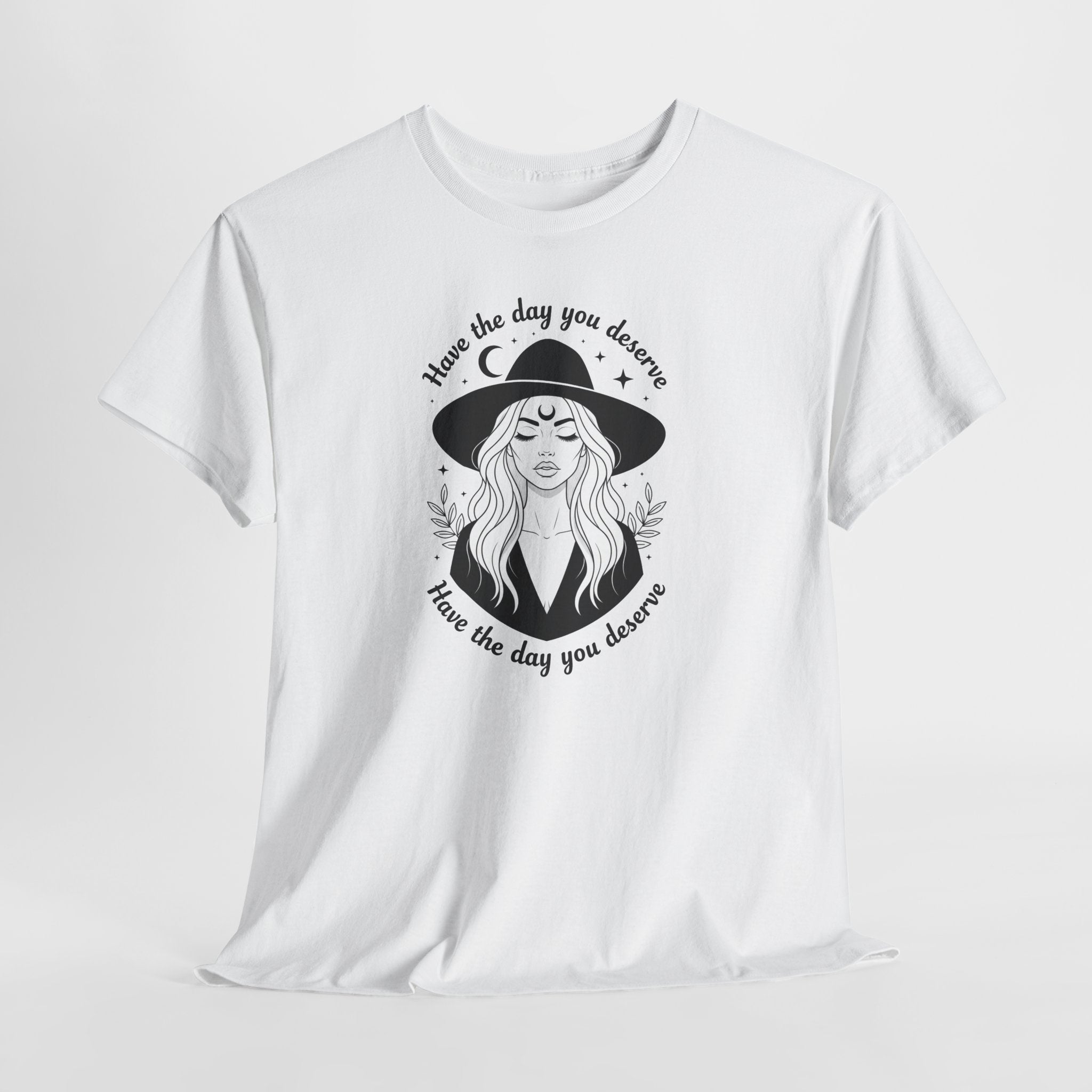 Aesthetic Art Witch Graphic T-Shirt | Have The Day You Deserve Boho Tee