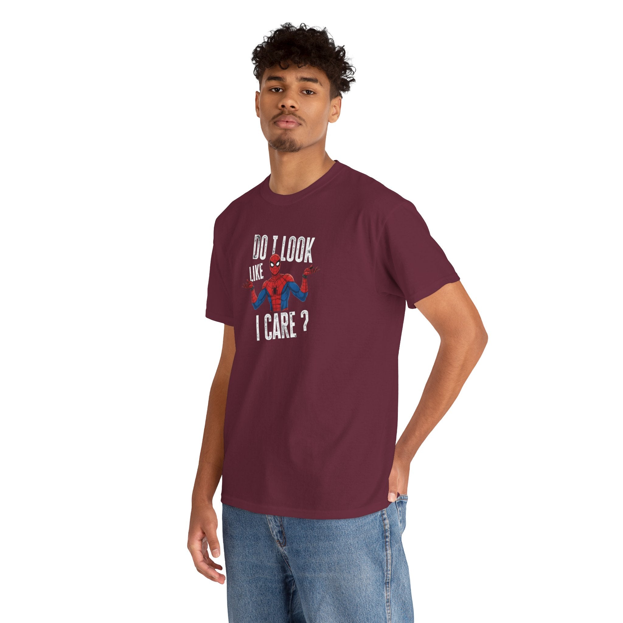 Do I Look Like I Care? Tee | Spider-Man Style Graphic Shirt