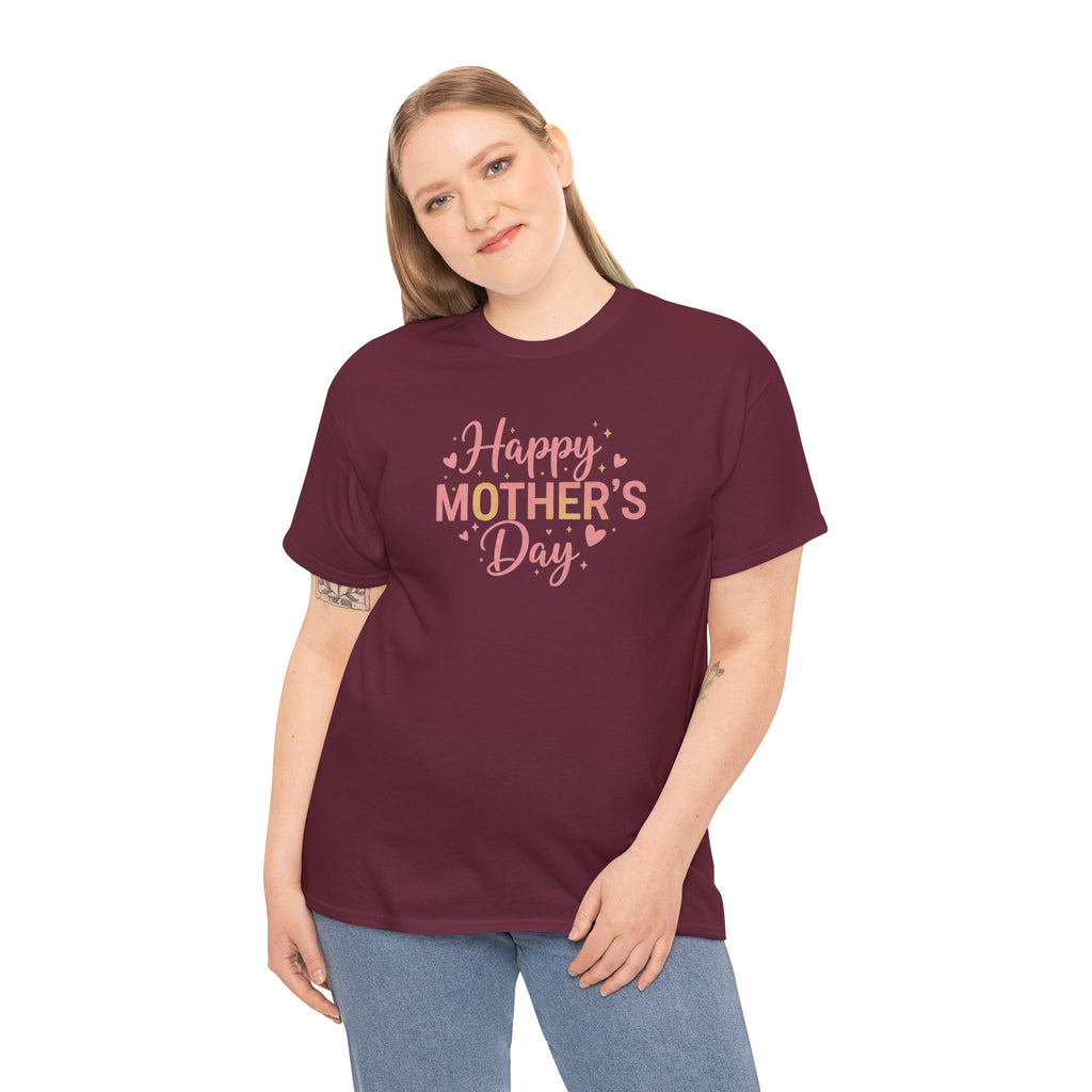 Happy Mother's Day script tee | Mother's Day shirt, pink script design