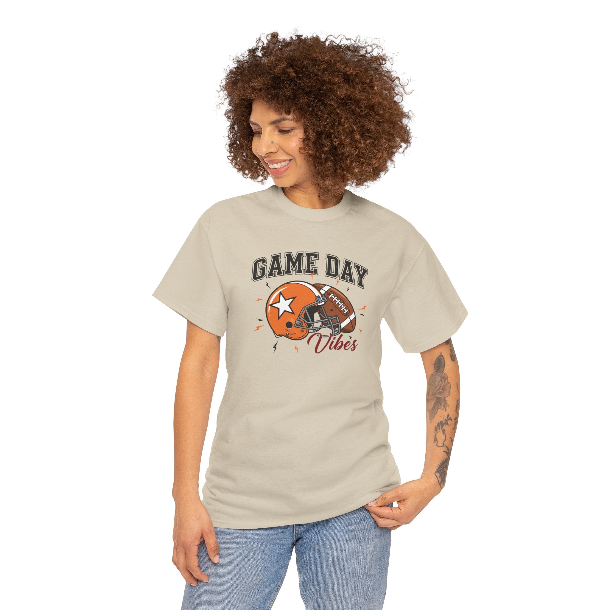 Game Day Vibes Football T-Shirt | Sporty Graphic Tee