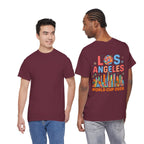 Los Angeles Skyline World Cup 2026 Tee | Soccer Ball City Design