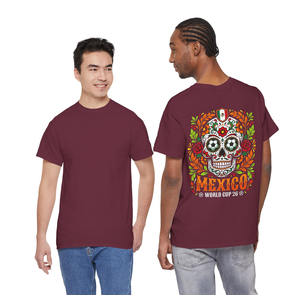 Sugar Skull Mexico World Cup Tee | Day of the Dead Football Shirt
