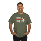 Futsal Is Life Tee | Retro Soccer Ball Stripe Design