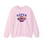 Super Football with American Flag Sweatshirt | Patriotic Sports Crewneck