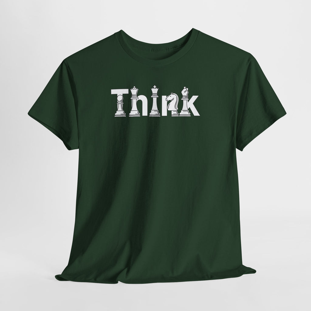 Think Chess T-Shirt | Strategic Mind Chess Typography Graphic Tee