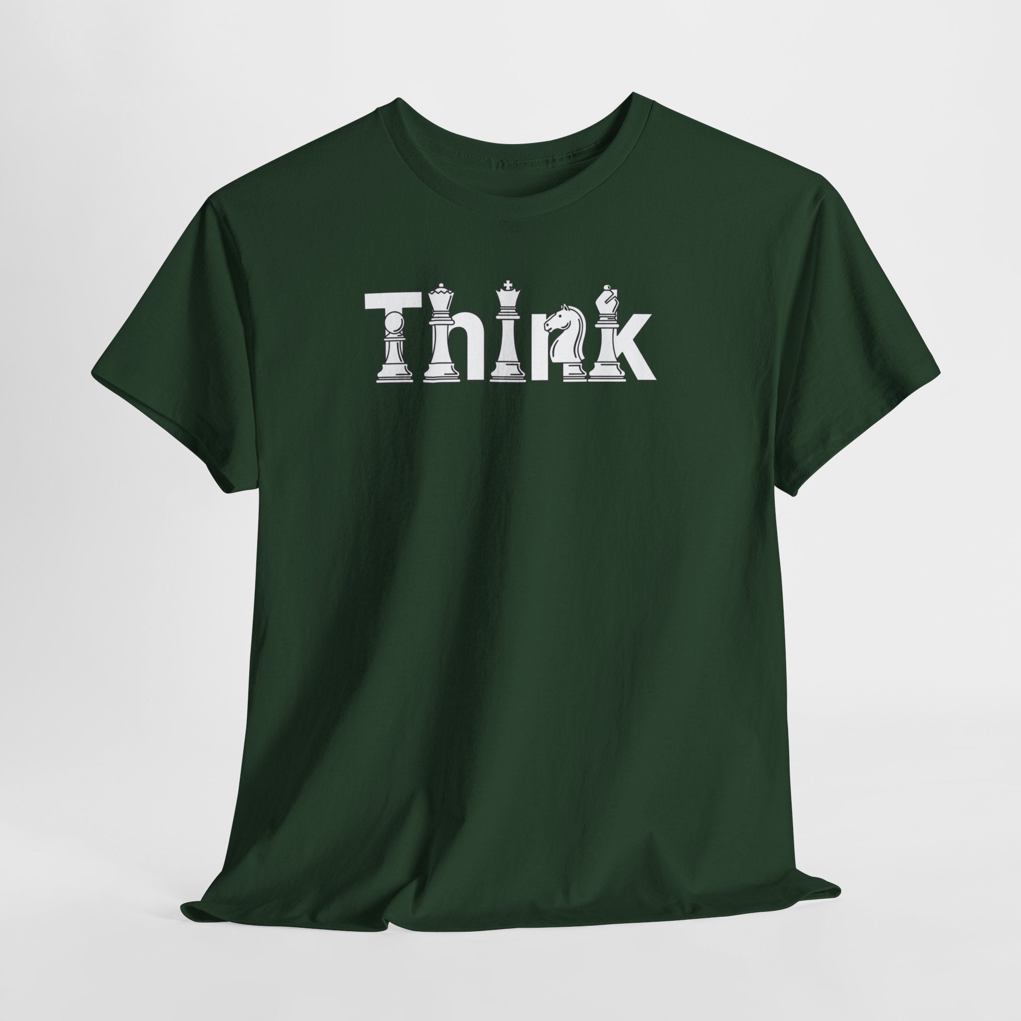 Think Chess T-Shirt | Strategic Mind Chess Typography Graphic Tee