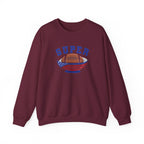 Super Football with American Flag Sweatshirt | Patriotic Sports Crewneck